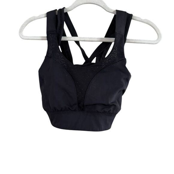 Lululemon Enlighten Bra Black Athletic Razor Back Size 8 - Picture 10 of 11